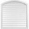 Ekena Millwork Arch Top Surface Mount PVC Gable Vent: Non-Functional, w/2"W x 1-1/2"P Brickmould Frame, 38"W x 38"H GVPAR38X3802SN - alternate 1